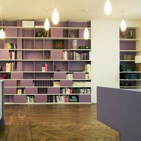 Aménagement et décoration d'un appartement parisien par l'architecte Aude Borromée - Photo Laurent Gueneau