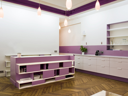 Aménagement et décoration d'un appartement parisien par l'architecte Aude Borromée - Photo Laurent Gueneau