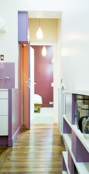 Aménagement et décoration d'un appartement parisien par l'architecte Aude Borromée - Photo Laurent Gueneau