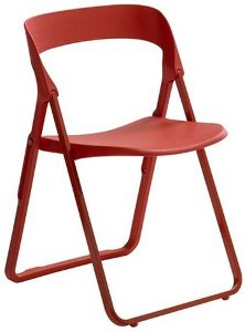 Chaise Bek Rouge Designer Giulio Iacchetti Editeur Casamania