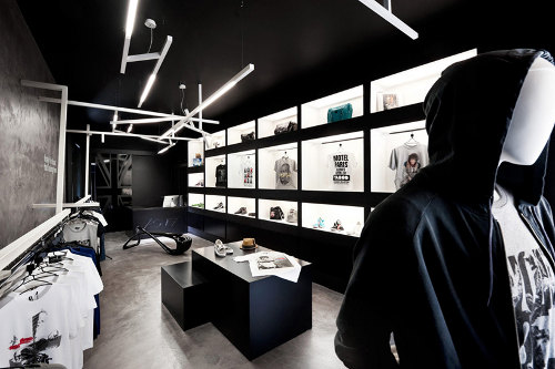 Architecture intérieure magasin unusual store - design Luigi Valente