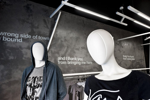 Architecture intérieure magasin unusual store - design Luigi Valente